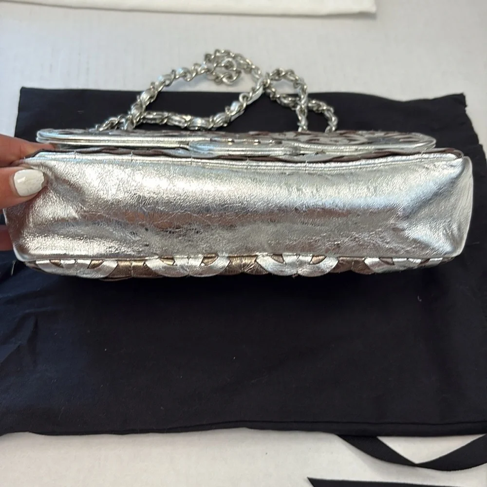 Chanel Metallic CC Vintage flap bag
